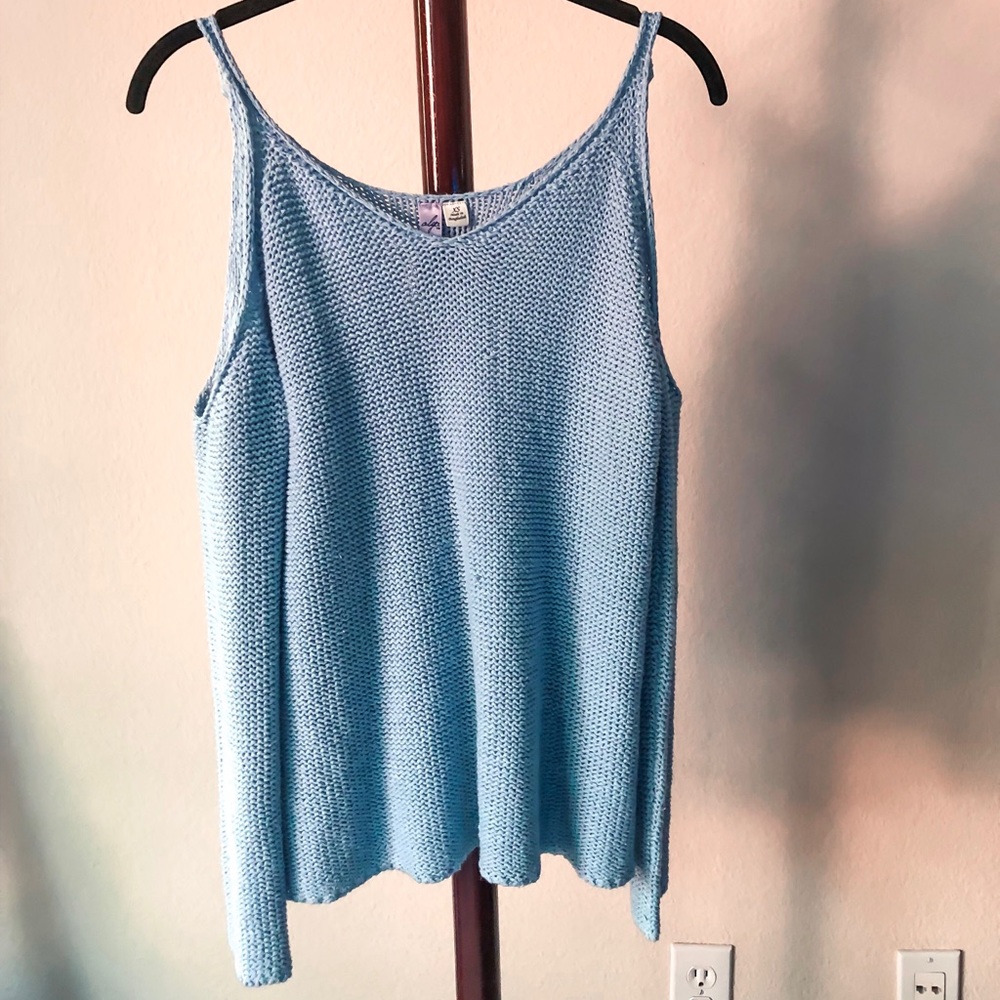 Open shoulder sweater